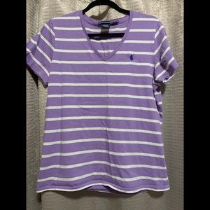 Striped Polo Ralph Lauren Cotton Tee